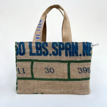 Box Bag Back - Everyday Sackito Jute Bag
